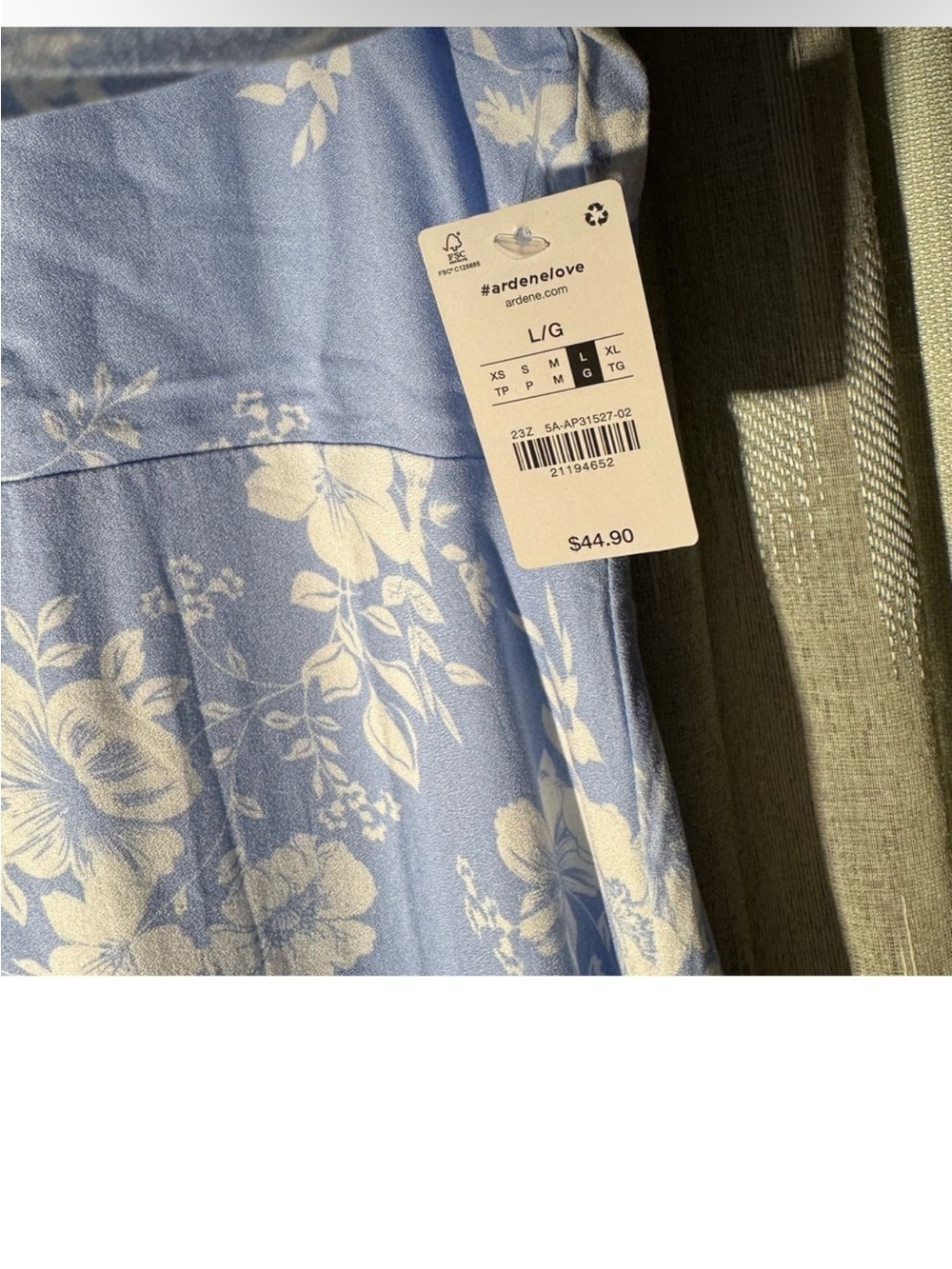 Ardene Light Blue Floral Maxi Dress - Picture 10 of 14